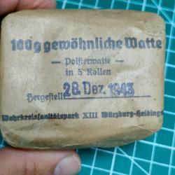1943 COTON INDIVIDUEL ALLEMAND WW2 39/45