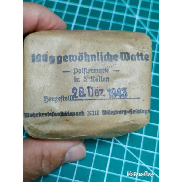 1943 COTON INDIVIDUEL ALLEMAND WW2 39/45