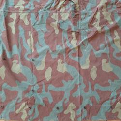 Poncho tente italienne de le Seconde Guerre Mondiale typer zeltbahn authentique camouflé