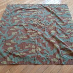 Poncho tente italienne de le Seconde Guerre Mondiale typer zeltbahn authentique camouflé