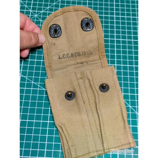 PORTE CHARGEURS COLT 45 WW1 1918, REUTILISE 1949 INDO ?