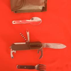 Couteau pliant multifonctions style militaire 18 cm pleine longueur - tactique