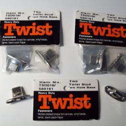 militaria lot de 6 tourniquets pour bâche véhicule bateau........