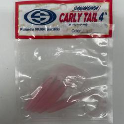 Leurre souple sawamura Carly tail 4" rose