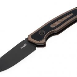 Couteau Kershaw Auto Launch 21 Automatique Lame Acier CPM-M4 Manche Alu FDE/G10 Made In USA KS7106