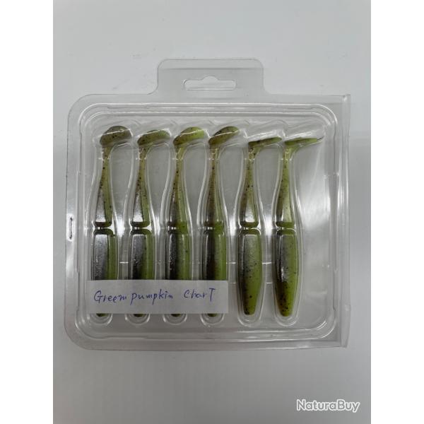 Leurre souple sawamura one up slim 4" green pumpkin chart