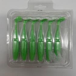 Leurre souple sawamura one up slim 4" vert