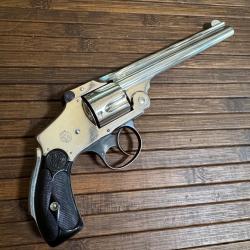 SUPERBE REVOLER SMITH & WESSON FOURTH MODEL SAFETY HAMMERLESS TOP BREAK CALIBRE 38 S&W CANON LONG