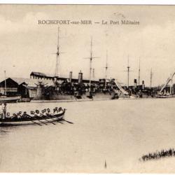 CPA - Marine Militaire - ROCHEFORT-sur-MER -Le Port Militaire  N°1381