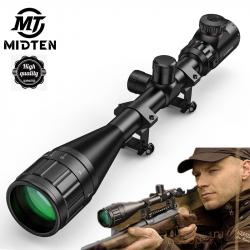 Lunette de visée MidTen 6-24x50 AOE AO, réglage, Film vert, lentille multicouche LIVRAISON GRATUITE