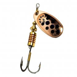 Cuiller Tournante Mepps Comet Cuivre Points Noirs 11g 5