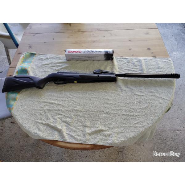 carabine replay  maxxim igt  4,5 mm + lunette gamo 3 x 9 x 40 wr  une bte de plomb + 10 cibles