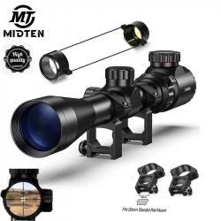 MidTen Riflescope 3-9x40 Rifle Sniper Scope Rouge ou Vert Illuminé LIVRAISON GRATUITE
