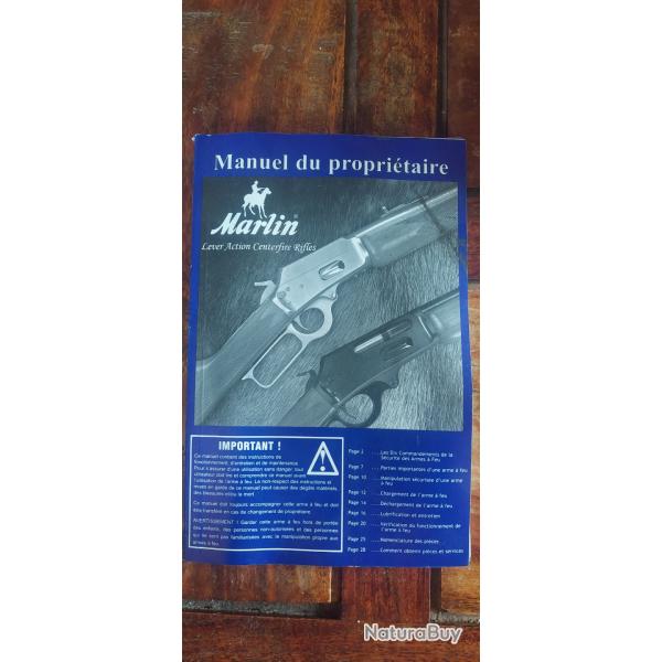 Manuel du propritaire  MARLIN