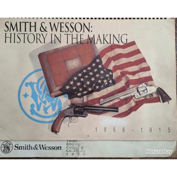 SMITH & WESSON calendriers USA COLLECTOR 1994 et calendrier  curtis 2004