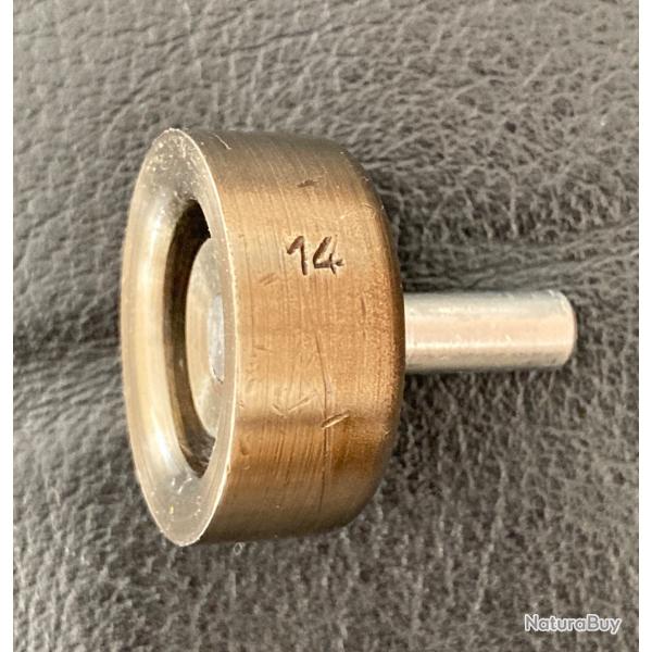 Lissoir neuf calibre 14 en acier neuf  55 euros frais d'envoi offerts.