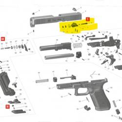 Kit piston blowback Glock 17 Gen5 T4E calibre 43 - Piece 5
