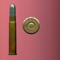 .35 WCF Winchester - ancien marquage : W.R.A.Co. 35 W.C.F. - balle cuivre étamé pointe plomb