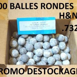 100 balles rondes calibre 75 H&N USA 520 732 à 19.00 !!!! poudre noire - VENDU PAR JEPERCUTE (SI292)