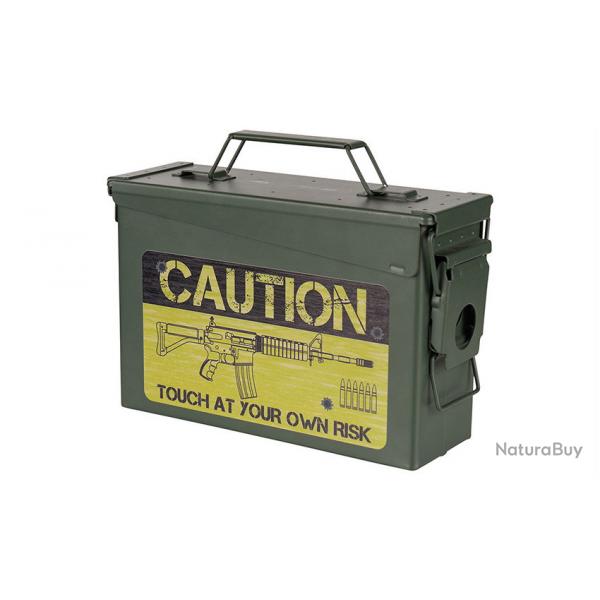 Caisse  munitions Cal. 30mm - Caution Risk