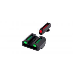 Hausse fixe et guidon Fibre Optique TRUGLO bas