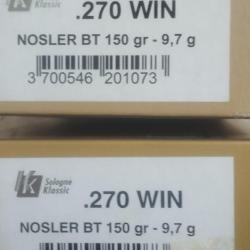 vend munitions cal 270w