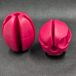 Clip rangement des cannes à pêche .Ref couleur : rose