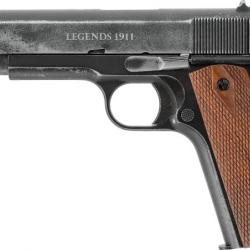 PISTolet LEGENDS 1911 VINTAGE BBS 6MM CO2 1,0J - FINITION ANTIQUE airsoft