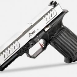 Pistolet semi-automatique BUL ARMORY cal.9mm axe full size cleaver silver