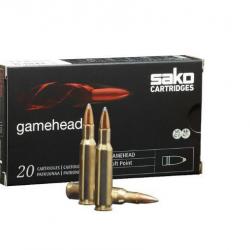 BALLES SAKO , GAMEHEAD SP , CALIBRE: 243W , 90GR. Lot de 60 cartouches.