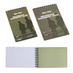 CARNET ÉTANCHE WATERPROOF - Résistant à l'eau, la boue et les intempéries Petit (13cmx7.5cm)