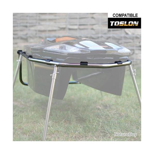 Support Bateau Bait Boat Pod Basic Inox pour Toslon X-Boat