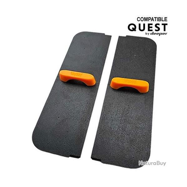 Capot de Bac Bait Boat Pod pour Deeper Quest (la paire) Green