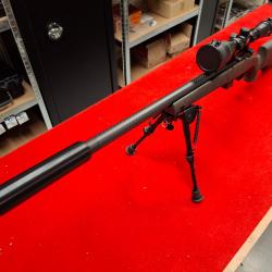 BERGARA RIMFIRE BMR-X CARBON CAL. .22 LR + LUN. 3-9X42 + MALLETTE + SILENCIEUX + BIPIED + 250 MUN...
