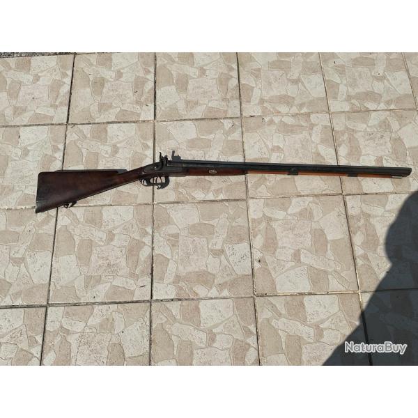 Fusil de chasse  percussion canon Eugne bernard
