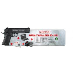 GAMO - PISTOLET NEUF - CAT D - RD 1911 - BLOWBACK RED ALERTE - 4.5 - BB CO2 - PACK500