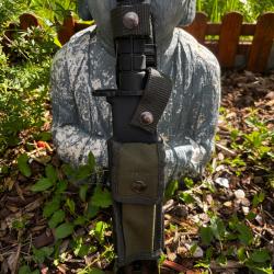 Couteau baïonnette de survie style Rambo US M9 M16