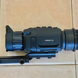 Monoculaire De Vision Thermique Clip-On HIKMICRO Thunder TE19CR 2.0  +  Rail de montage picatinny