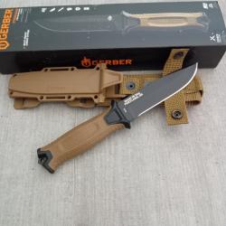 Couteau gerber strongarm tan