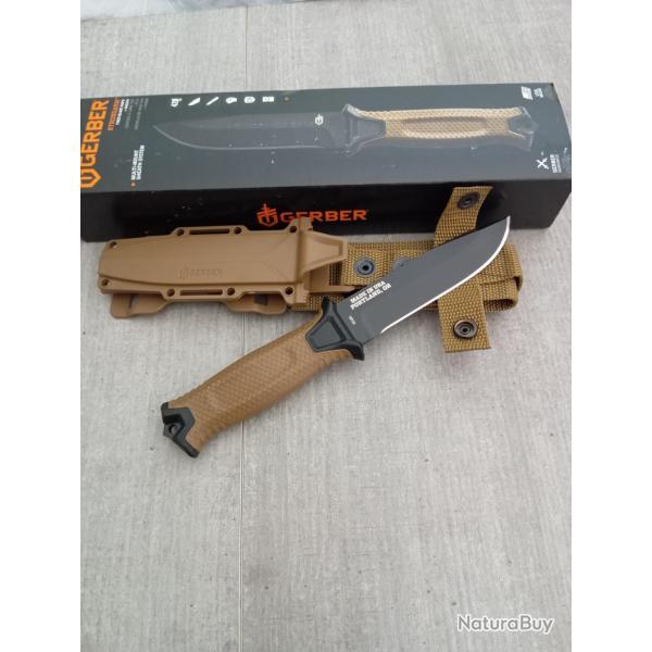 Couteau gerber strongarm tan