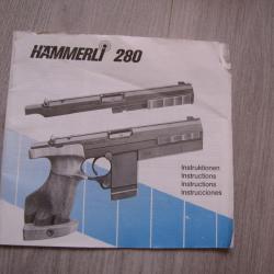 Document notice pour HAmmerli 280