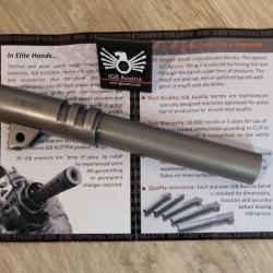 Canon de rechange pour pistolet 1911 Classic en calibre .45 ACP / IGB Austria / 128 mm (pas de rampe