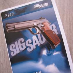 Document notice pour SIG P 210