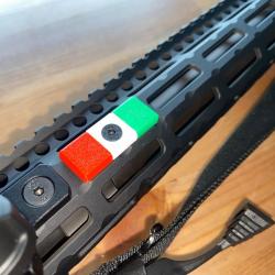 Clip Drapeau Italien pour M-lok -  Bandiera italiana M-lok clips