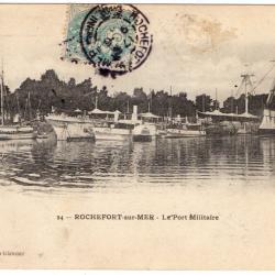 CPA - Marine Militaire -ROCHEFORT -sur -MER-Le Port Militaire-N°1378
