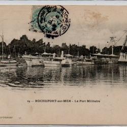 CPA - Marine Militaire -ROCHEFORT -sur -MER-Le Port Militaire-N°1254