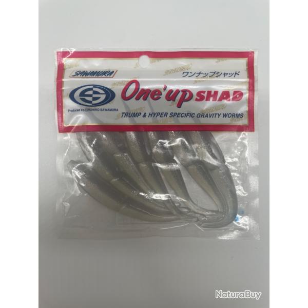 Leurre souple sawamura one up slug 4" gris