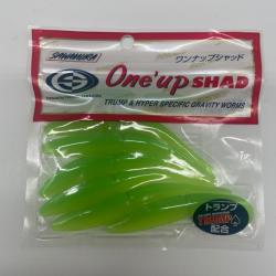 Leurre souple sawamura one up slug 4" vert fluo