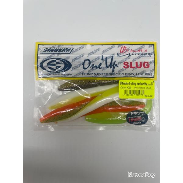 Leurre souple sawamura one up slug 5" diffrents coloris 1