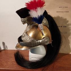 Casque TROUPE de gendarme à cheval modèle 1912 (France)